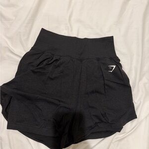 Gymshark Black High-Waist Training Shorts